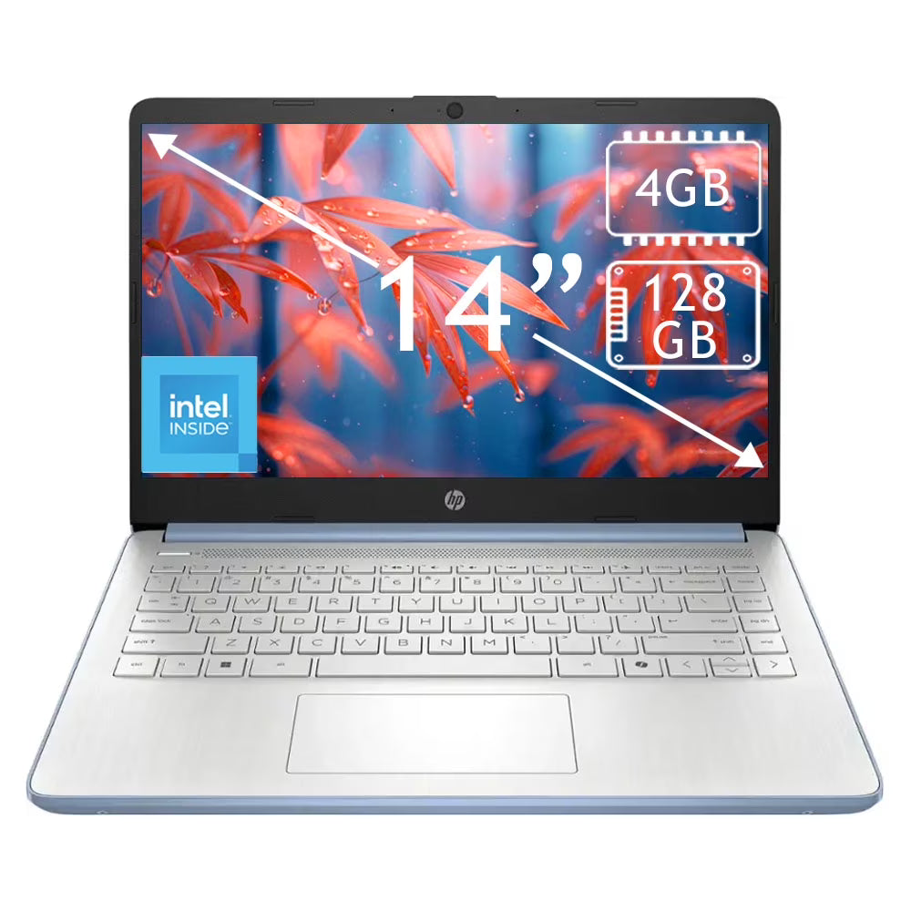 Laptop HP 14 Pulgadas Intel N150 4GB 128GB