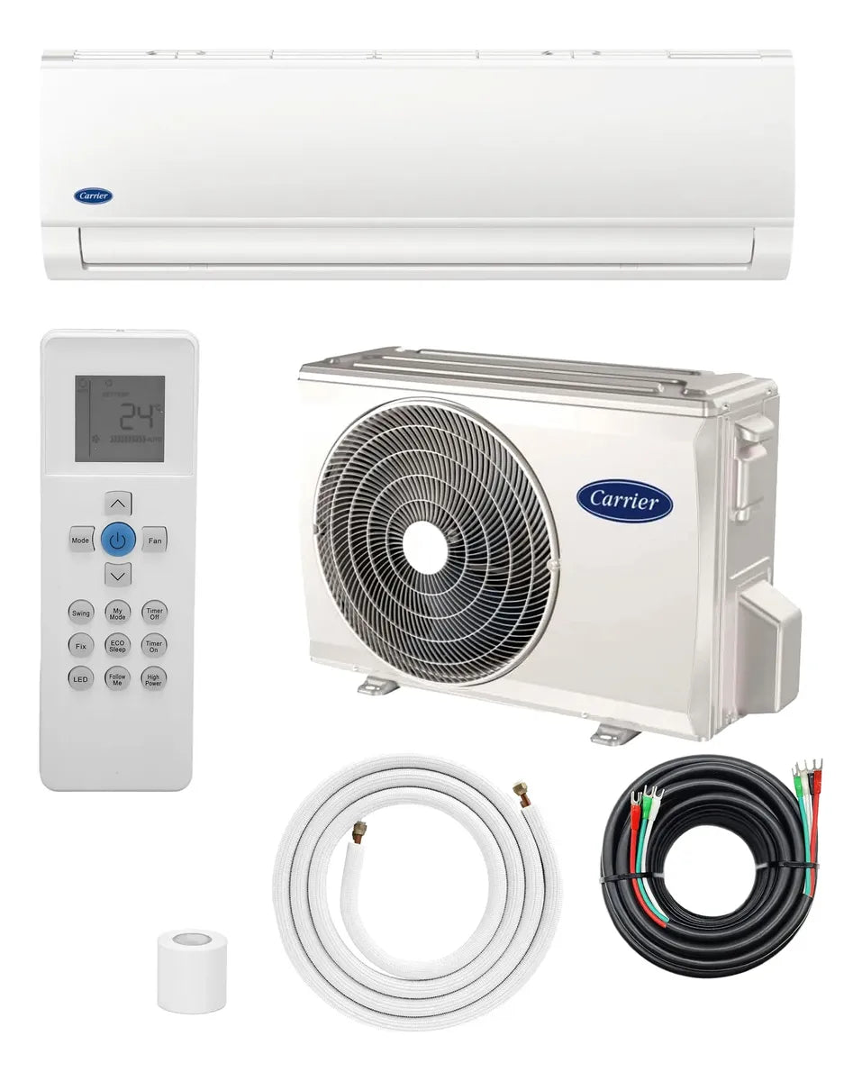 Aire Acondicionado Carrier Estándar 12,000 BTU Solo Frío 220V 53LVC123X